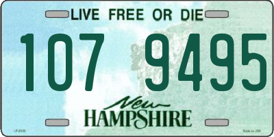 NH license plate 1079495