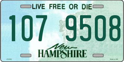 NH license plate 1079508