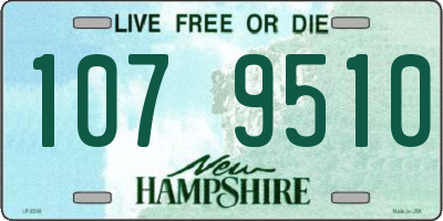 NH license plate 1079510