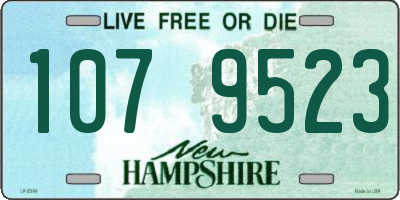 NH license plate 1079523