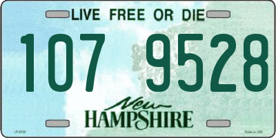 NH license plate 1079528