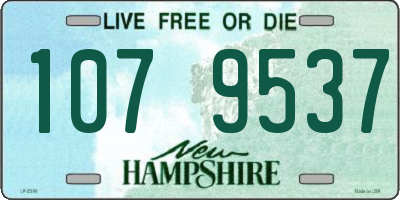 NH license plate 1079537