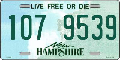 NH license plate 1079539