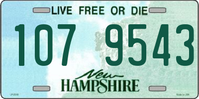 NH license plate 1079543