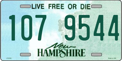 NH license plate 1079544