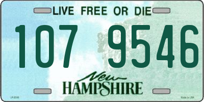 NH license plate 1079546