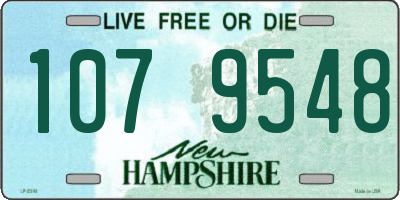 NH license plate 1079548