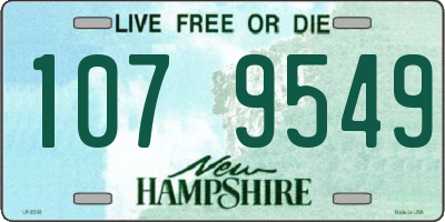 NH license plate 1079549