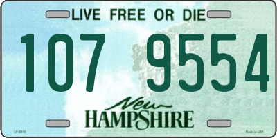 NH license plate 1079554