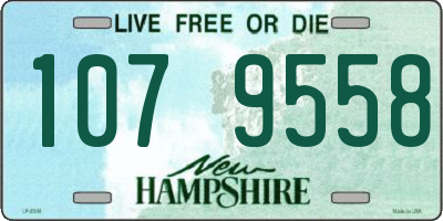 NH license plate 1079558