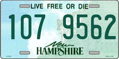 NH license plate 1079562