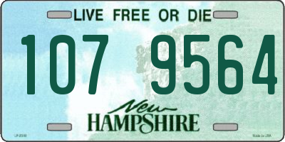 NH license plate 1079564