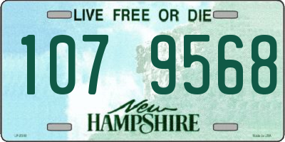 NH license plate 1079568