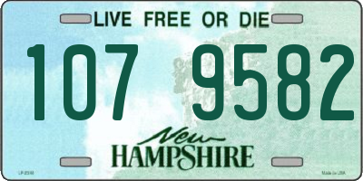 NH license plate 1079582