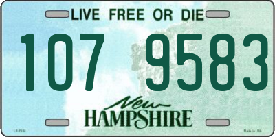 NH license plate 1079583