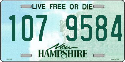 NH license plate 1079584