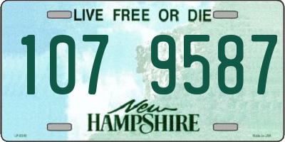 NH license plate 1079587