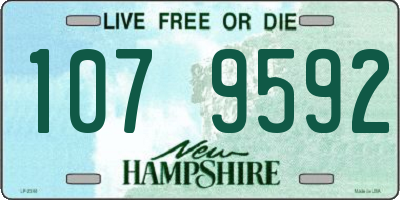 NH license plate 1079592