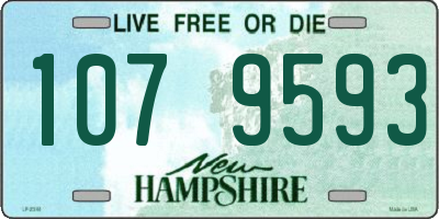 NH license plate 1079593