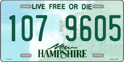 NH license plate 1079605