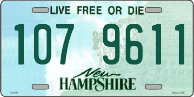 NH license plate 1079611