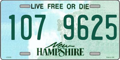 NH license plate 1079625