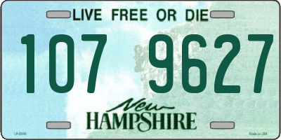 NH license plate 1079627