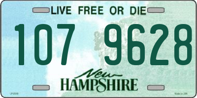 NH license plate 1079628