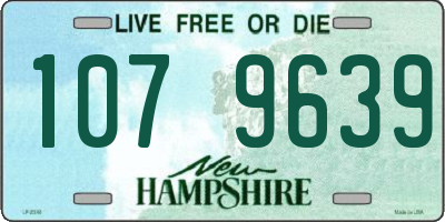NH license plate 1079639