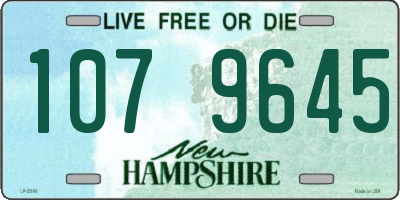 NH license plate 1079645