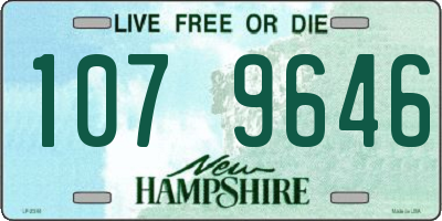 NH license plate 1079646