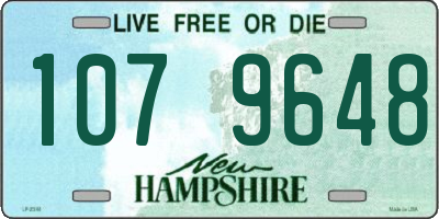 NH license plate 1079648