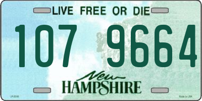 NH license plate 1079664