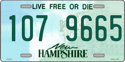 NH license plate 1079665