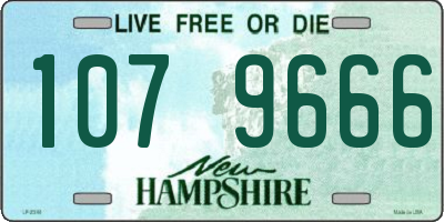 NH license plate 1079666