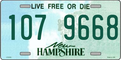 NH license plate 1079668
