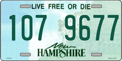 NH license plate 1079677