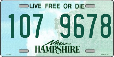NH license plate 1079678