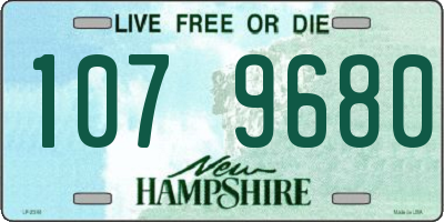 NH license plate 1079680