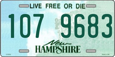 NH license plate 1079683