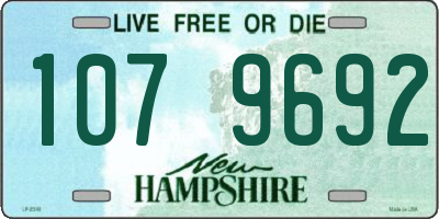 NH license plate 1079692