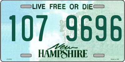 NH license plate 1079696