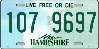NH license plate 1079697