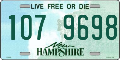 NH license plate 1079698