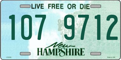 NH license plate 1079712
