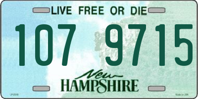 NH license plate 1079715