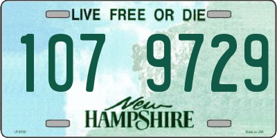 NH license plate 1079729