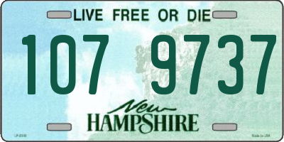 NH license plate 1079737