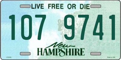 NH license plate 1079741