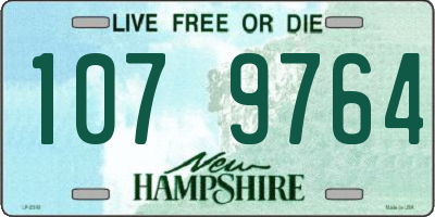 NH license plate 1079764